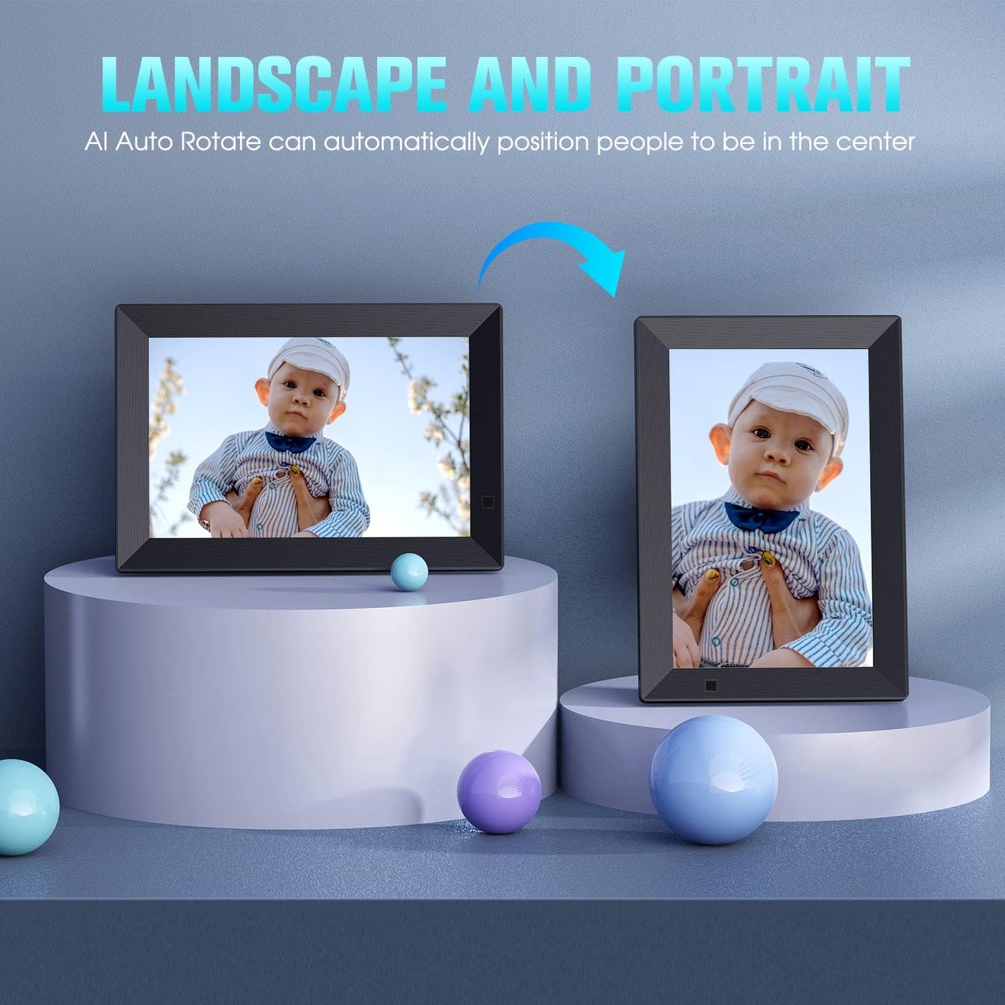 Keyboard Case for Ipad Air 13(M3/M2) and Ipad Pro 12.9 (6Th, 5Th, 4Th, 3Rd Gen), Magnetic Keyboard Case with Multi-Touch Trackpad, Floating Cantilever Stand, Backlit Wireless Keyboard