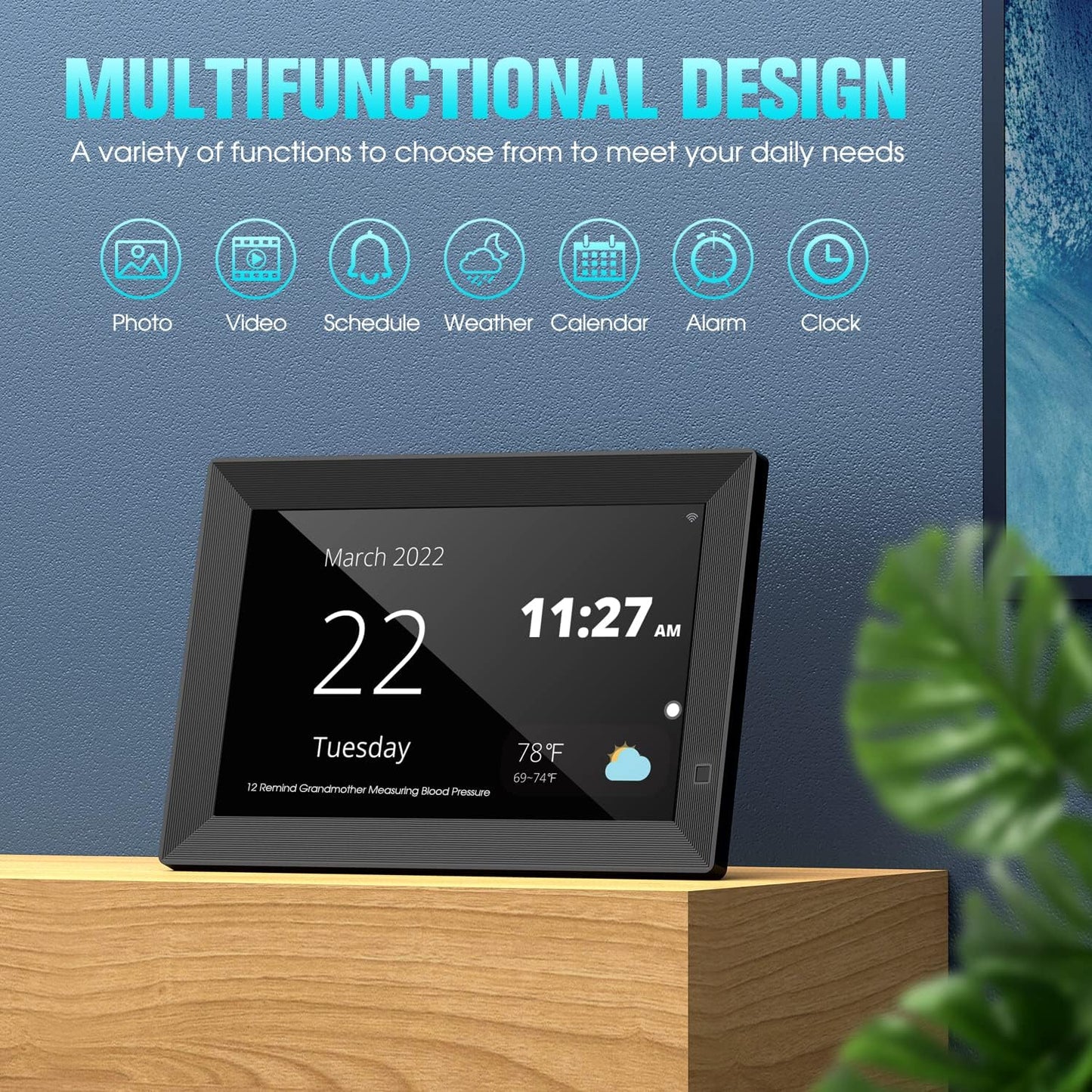 Keyboard Case for Ipad Air 13(M3/M2) and Ipad Pro 12.9 (6Th, 5Th, 4Th, 3Rd Gen), Magnetic Keyboard Case with Multi-Touch Trackpad, Floating Cantilever Stand, Backlit Wireless Keyboard