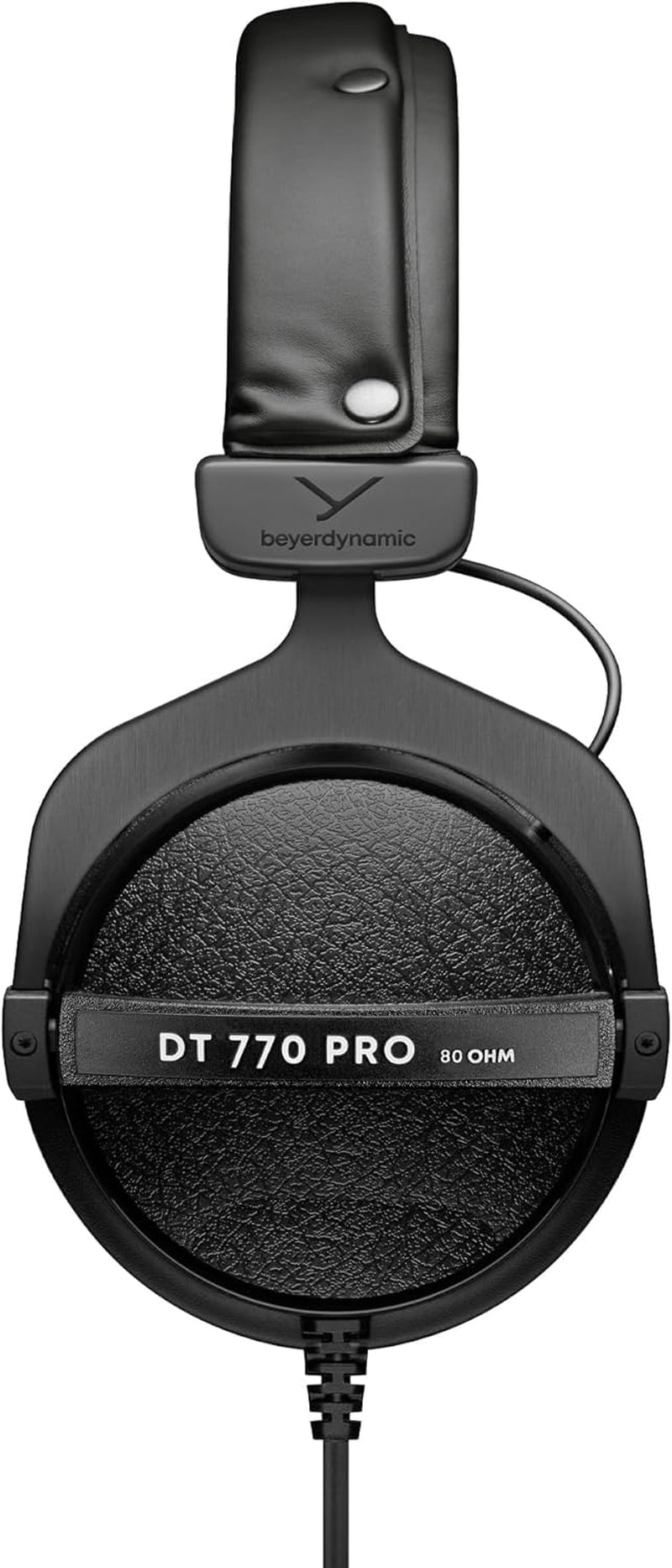 DT 770 PRO 80 Ohm Over-Ear Studio Headphones in Gray. Enclosed Design, Wired for Professional Recording and Monitoring