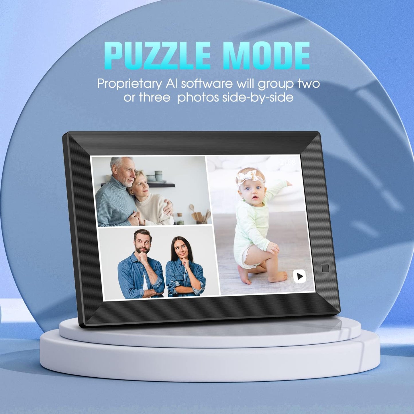 Keyboard Case for Ipad Air 13(M3/M2) and Ipad Pro 12.9 (6Th, 5Th, 4Th, 3Rd Gen), Magnetic Keyboard Case with Multi-Touch Trackpad, Floating Cantilever Stand, Backlit Wireless Keyboard