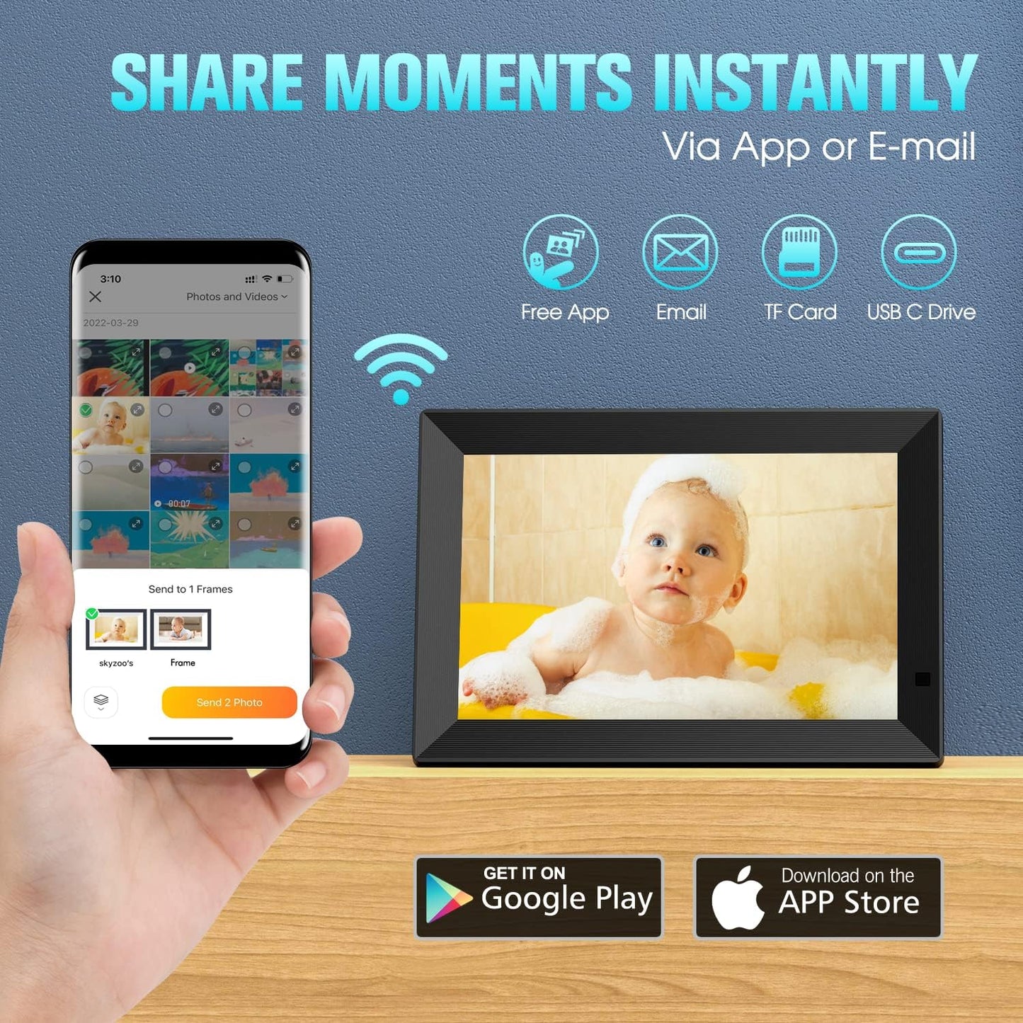 Keyboard Case for Ipad Air 13(M3/M2) and Ipad Pro 12.9 (6Th, 5Th, 4Th, 3Rd Gen), Magnetic Keyboard Case with Multi-Touch Trackpad, Floating Cantilever Stand, Backlit Wireless Keyboard